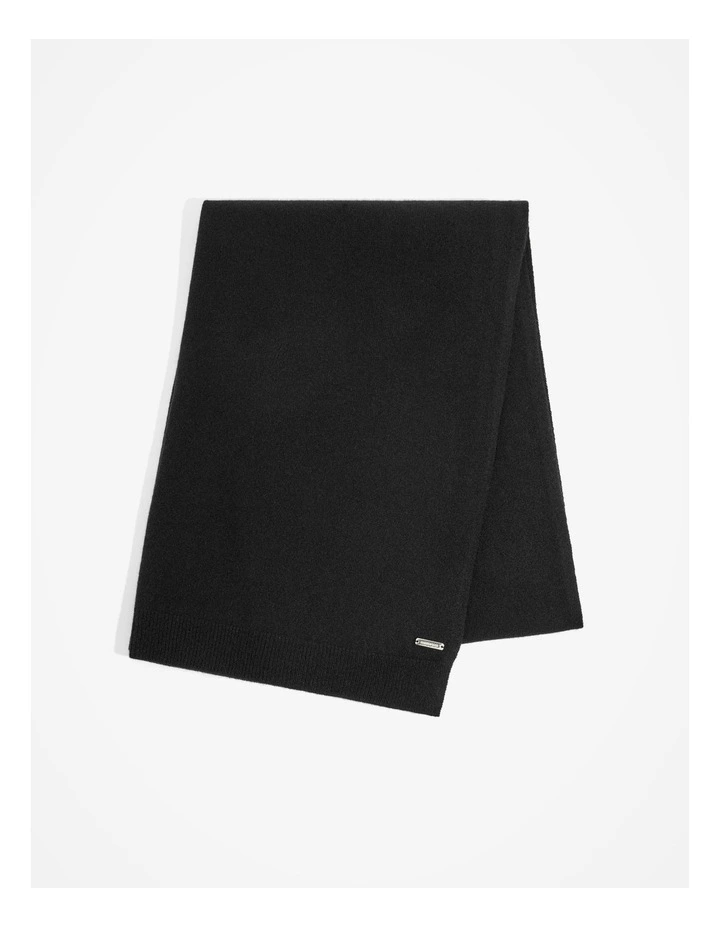 Gcs-certified Cashmere Scarf in Black