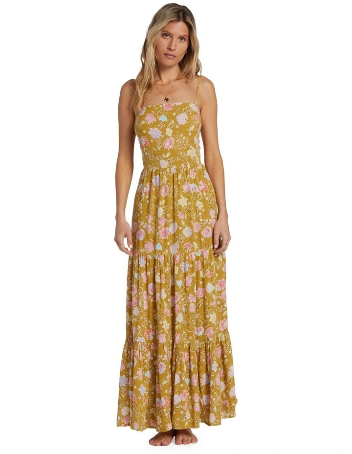 Riviera Romance Dress in Green Envy