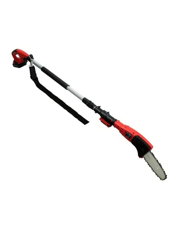 Cordless Pole Chainsaw Electric Saw 20V in Red