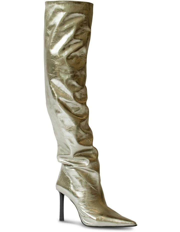 Octavia I Boots in Chrome