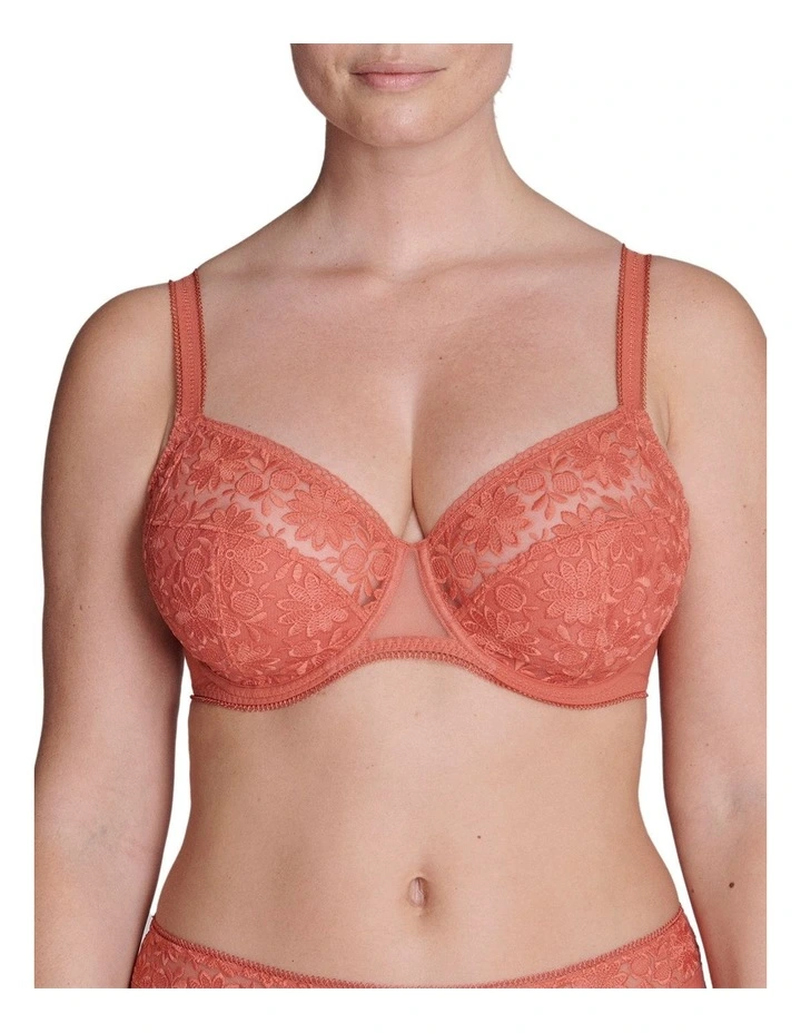 Amazone Full Cup Control Bra in Dusty Pink