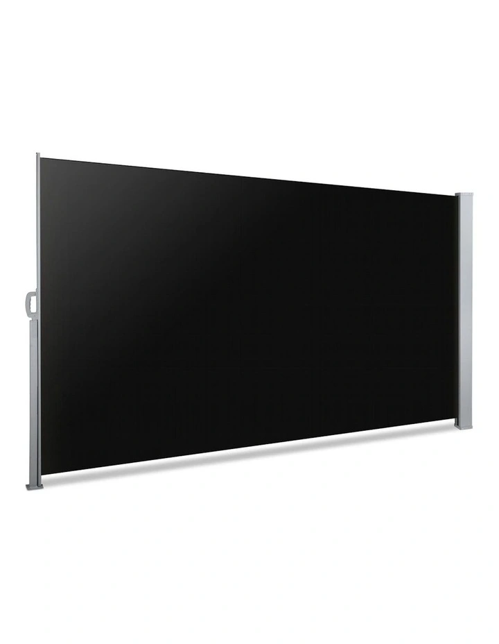 Retractable Side Awning in Black