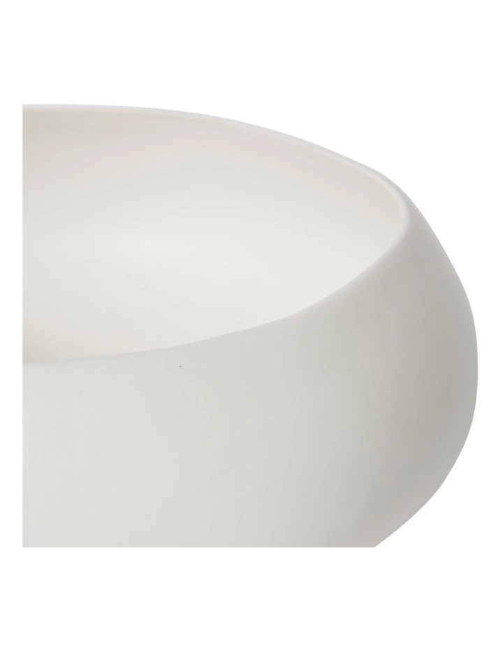Mora Bowl 39x39x13cm in White