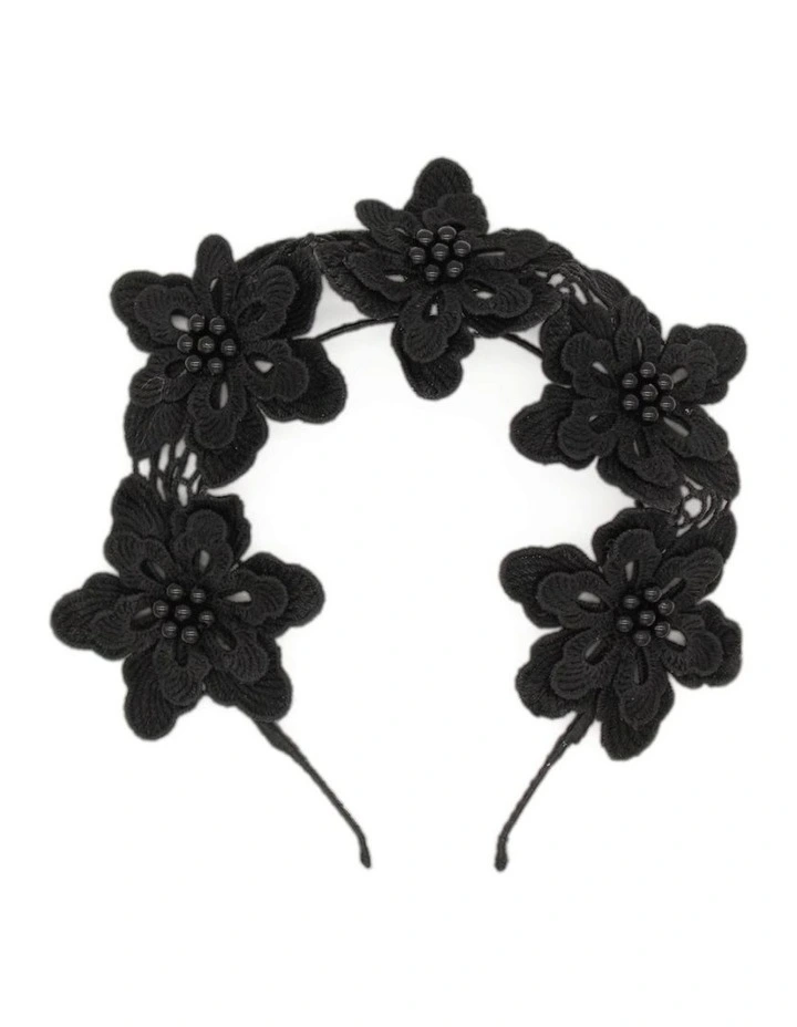 Sonya Headpiece in Black