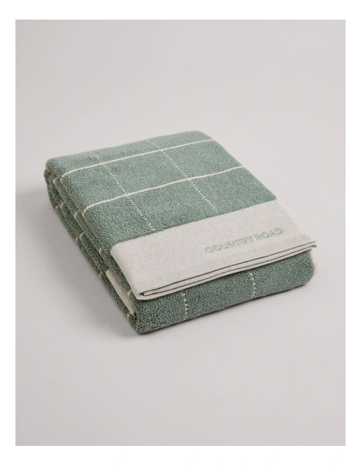 Kiko Australian Cotton Bath Towel in Spruce