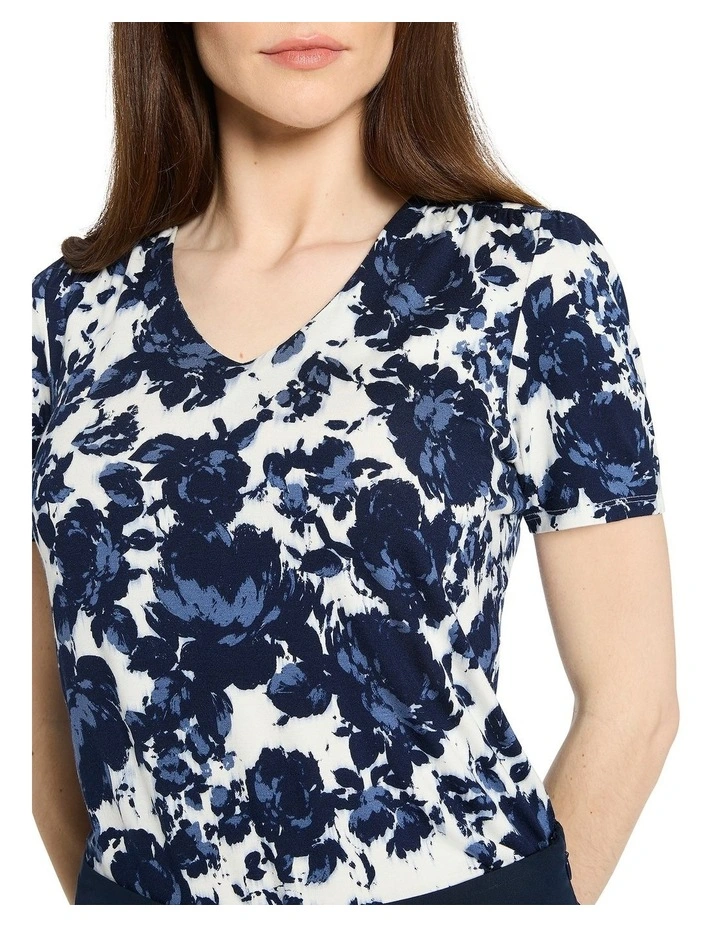 Vivienne Tee in Ivory Multi