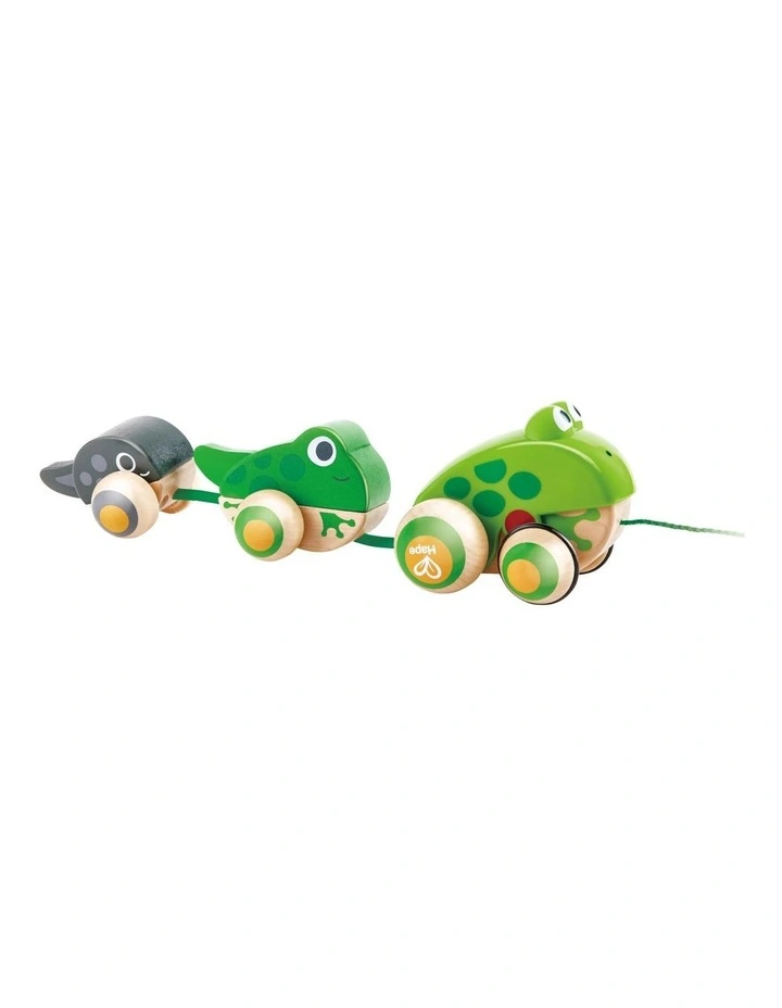 Pull-Along Frog Family Toy