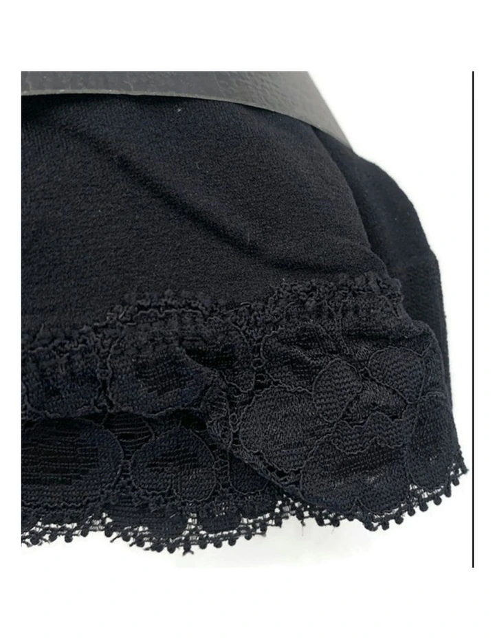 Thermal Footless Tights in Black
