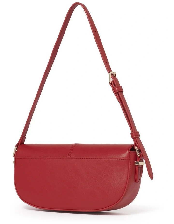 Signature Cindy Shoulder Bag in Red