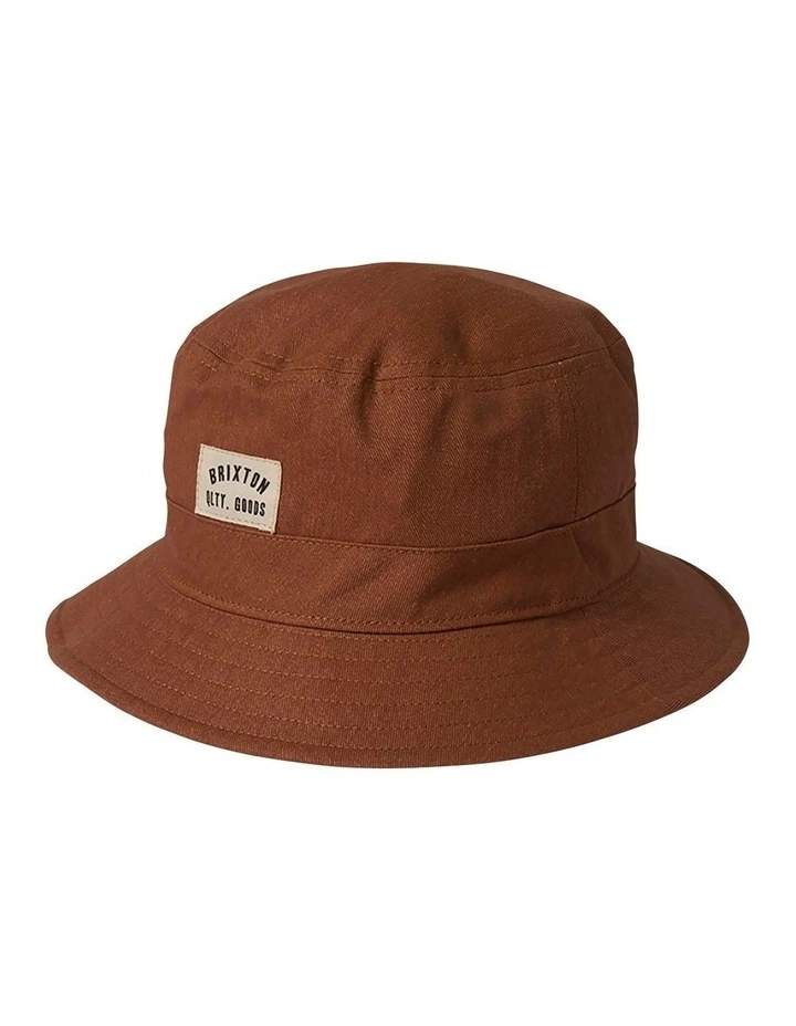 Brixton Woodburn Bucket Hat in Terracotta