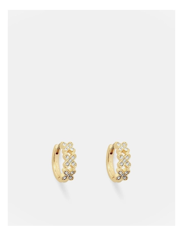 Daydream Huggie Hoop Earrings in Gold