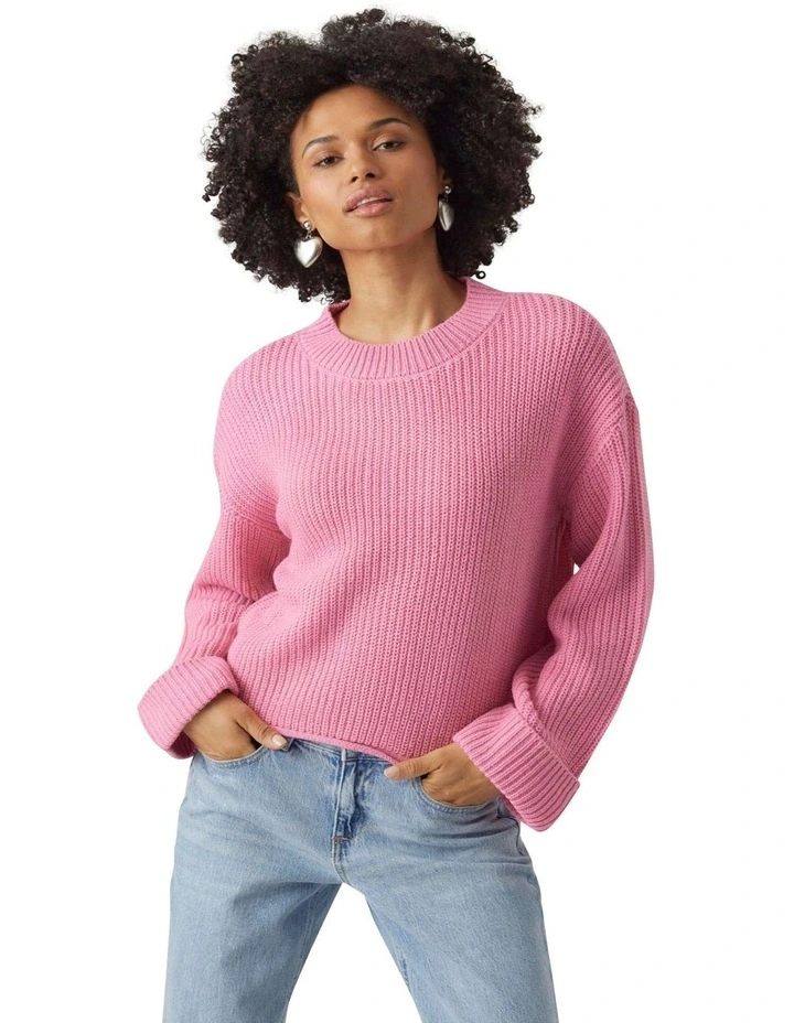 Sayla Fold Knit in Pink