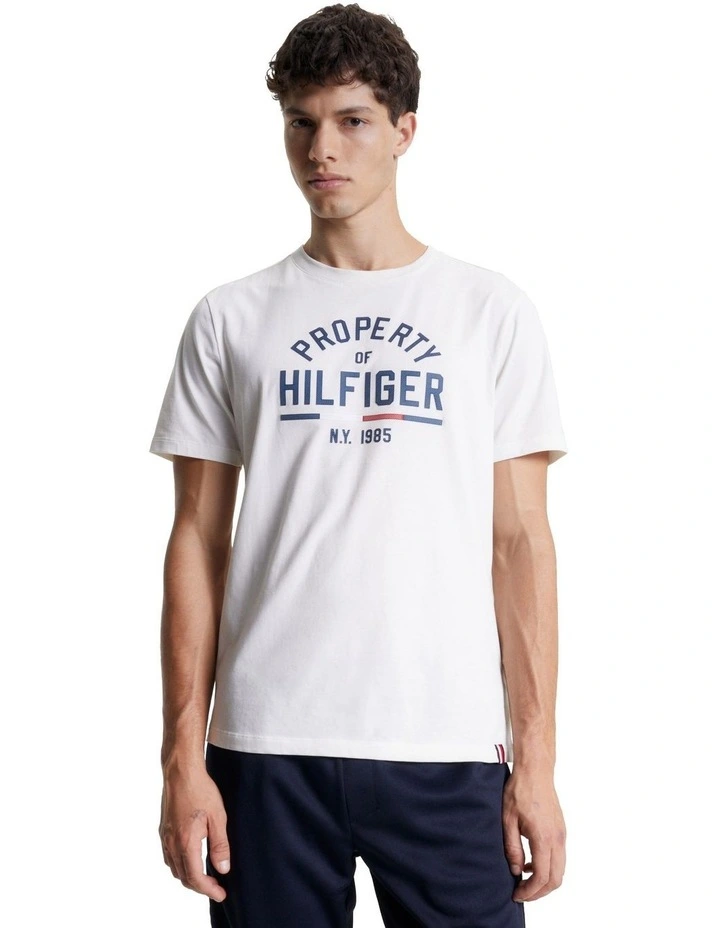 Sport Graphic Logo T-Shirt in White