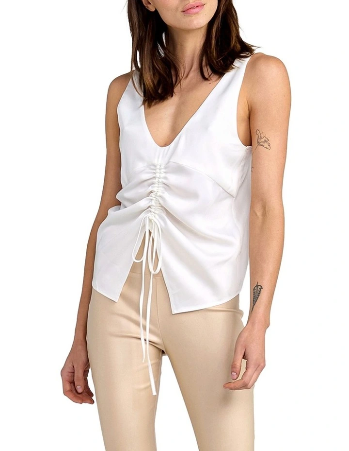 Million Dollar Baby Butterfly Top in White