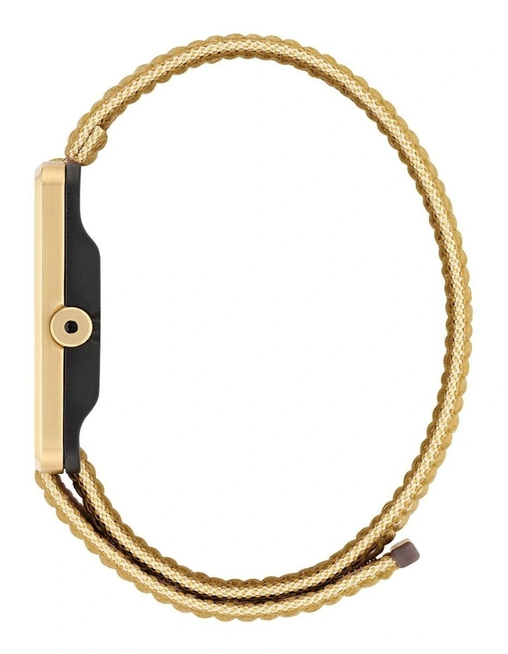 Retro Pop One Fabric Watch in Gold
