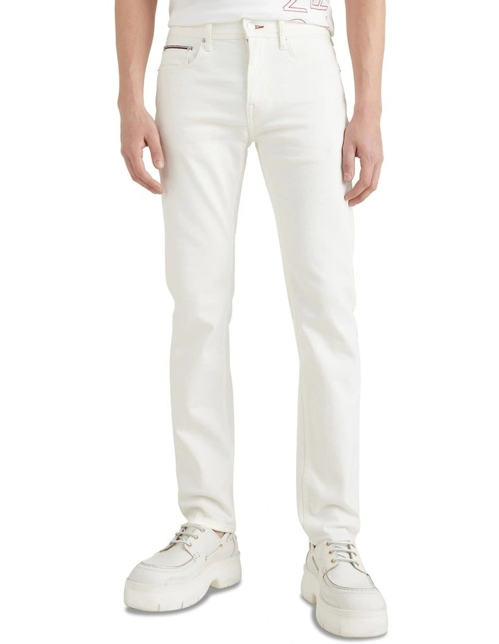 Denton Straight Fit Jeans in White