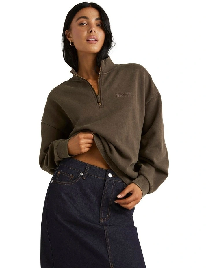 County Sweatshirt in Chocolate