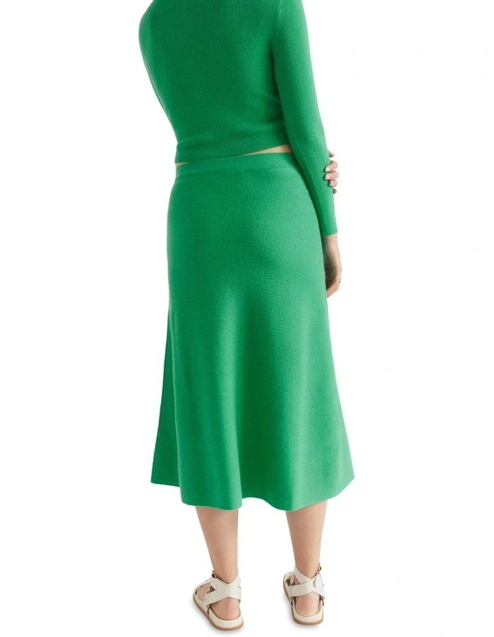 Knit Flared Skirt