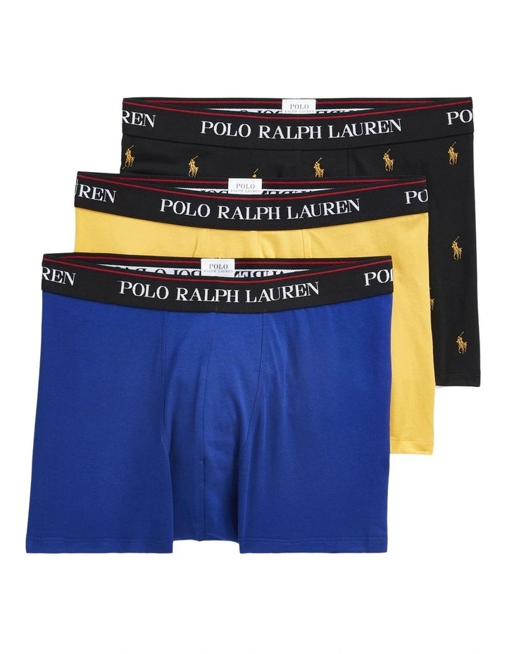 Classic Stretch-Cotton Trunk 3-Pack in Multi
