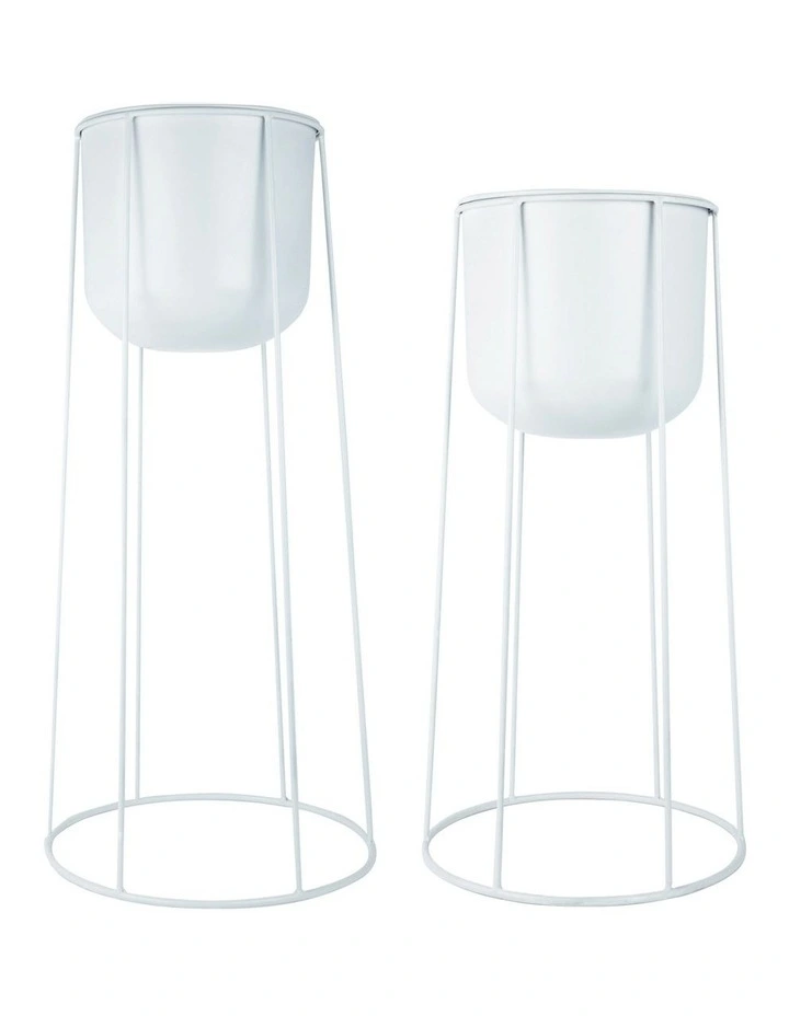 Botanica White Planter Set