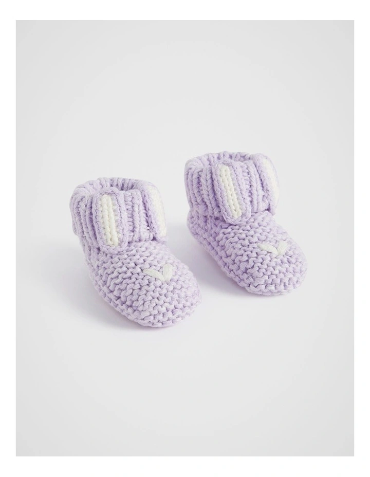 Bunny Bootie in Lavender