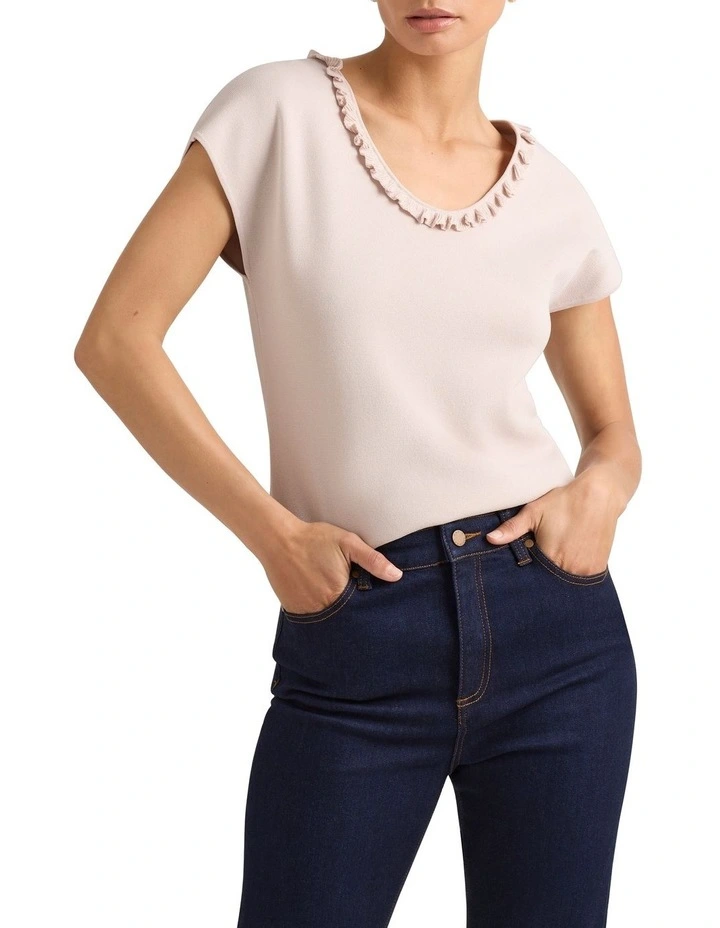 Aneira Knit Top in Marbles