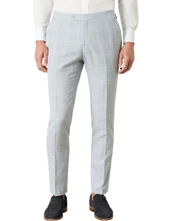 Poulter Trouser in Blue Pink