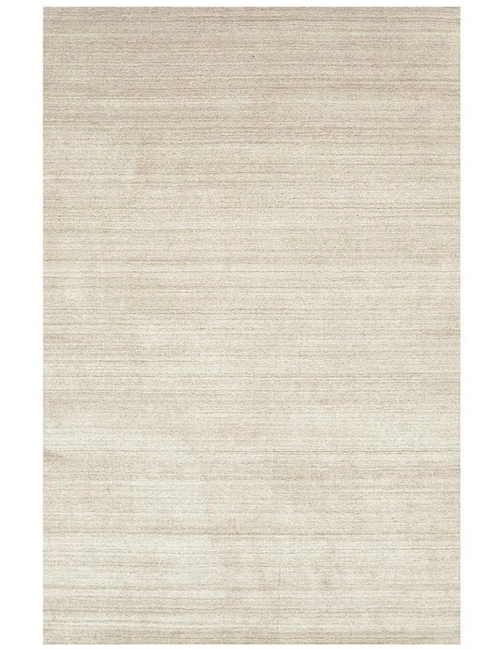 Havana Wool & Silky Viscose Rug In Light Natural
