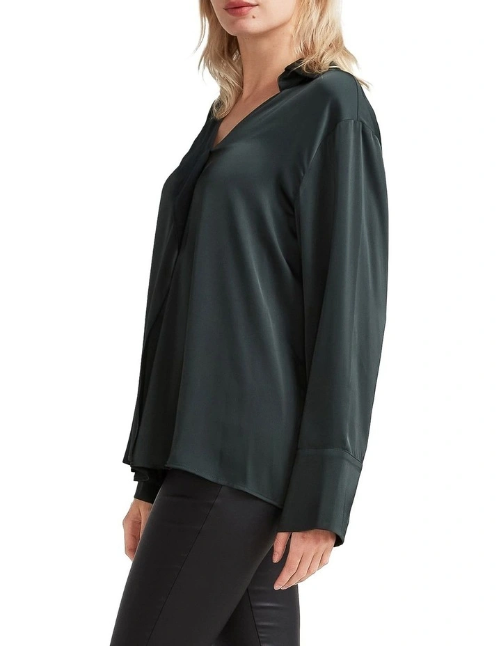 Gemini Waterfall Shirt in Green