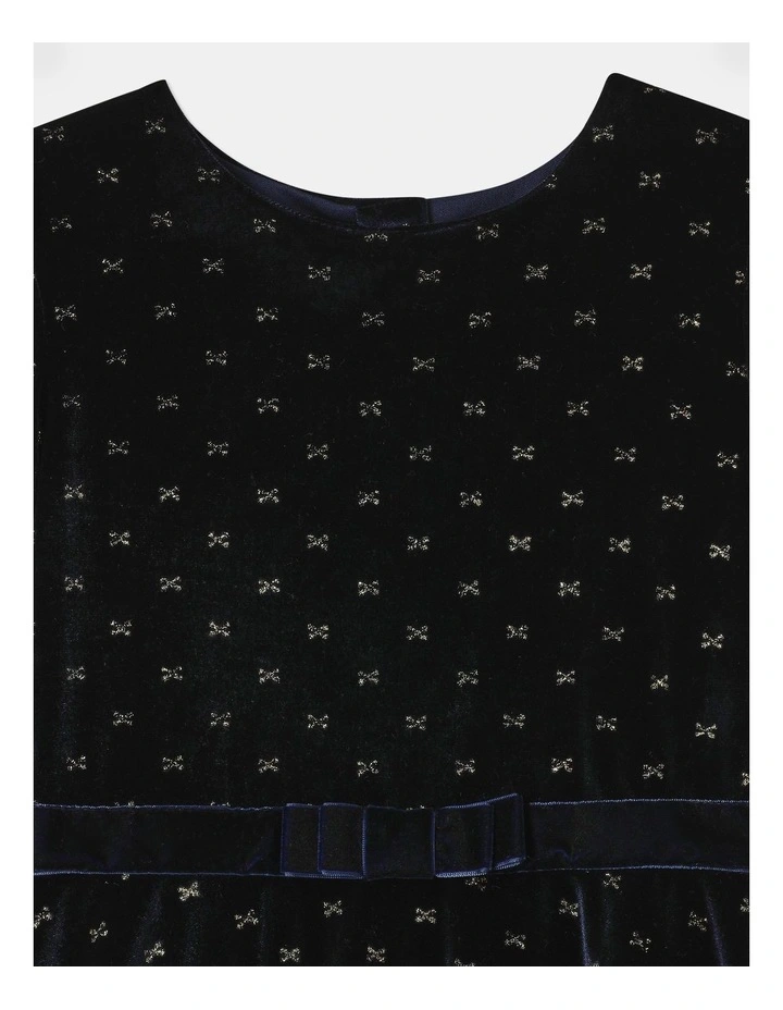 Ariana Skater Dress In Navy Senior