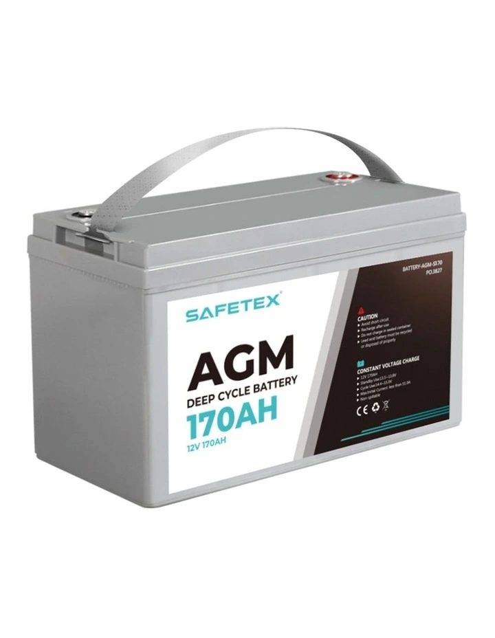 12V 170Ah AGM Deep Cycle Lead Acid SLA Battery
