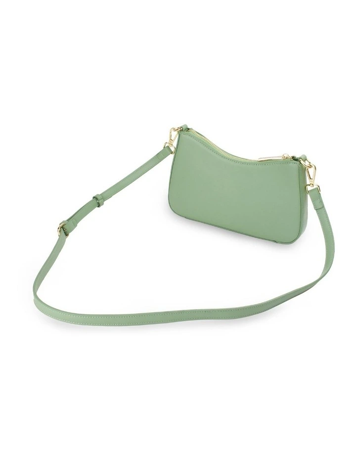 Olivia Tortoise Shell Chain Crossbody Bag in Cocoa