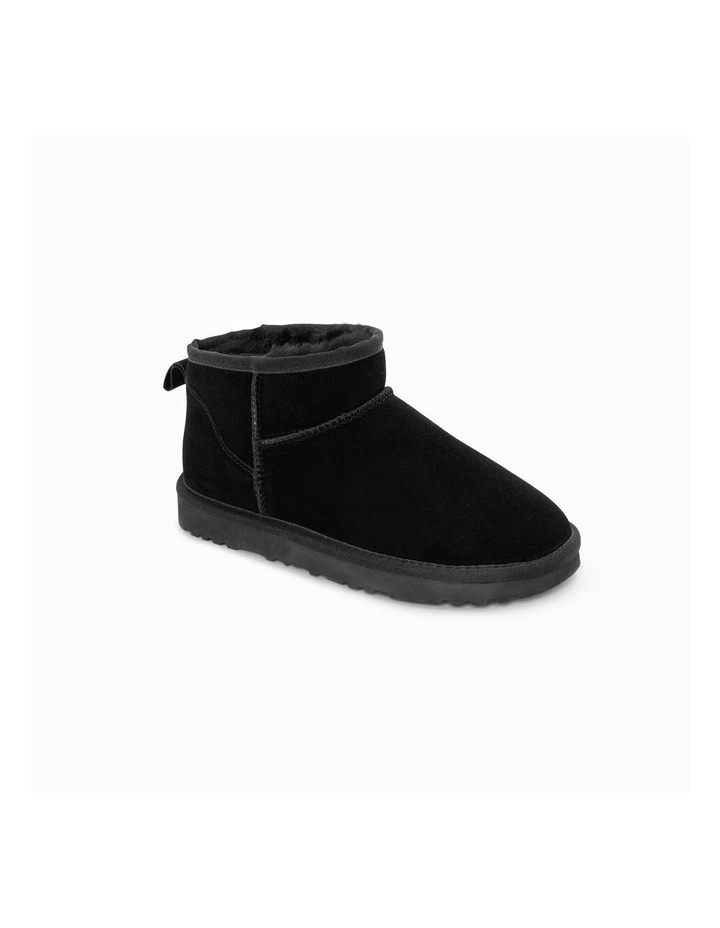 Genuine Australian Sheepskin Ankle Classic Suede in Black