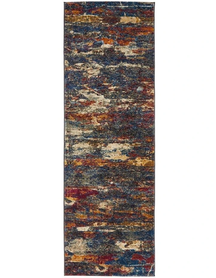 Dreamscape Splash Modern Midnight Rug