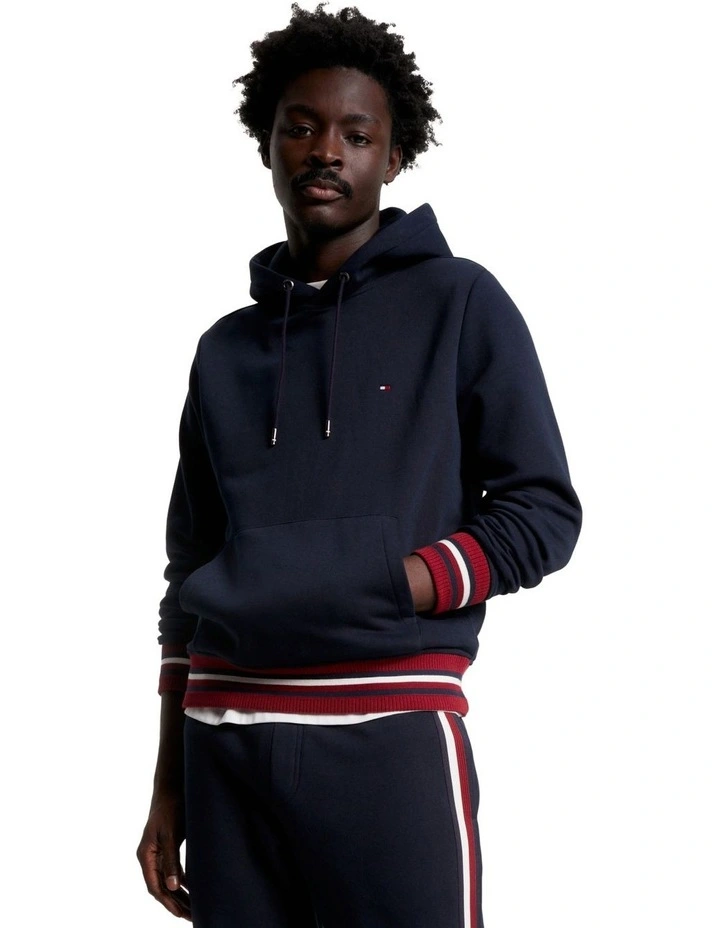 Bold Global Stripe Hoody in Desert Sky