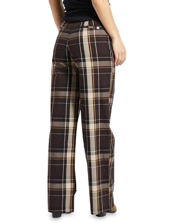 Victory Full Length Wide Leg Pant Seal Brown/Bright Gold