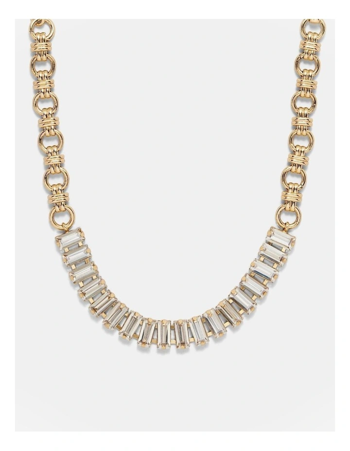 Descent Choker Necklace in Gold