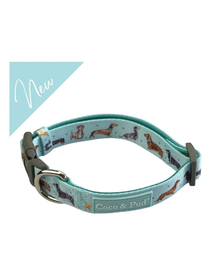 Doxie Love Dog Collar & Bow Tie