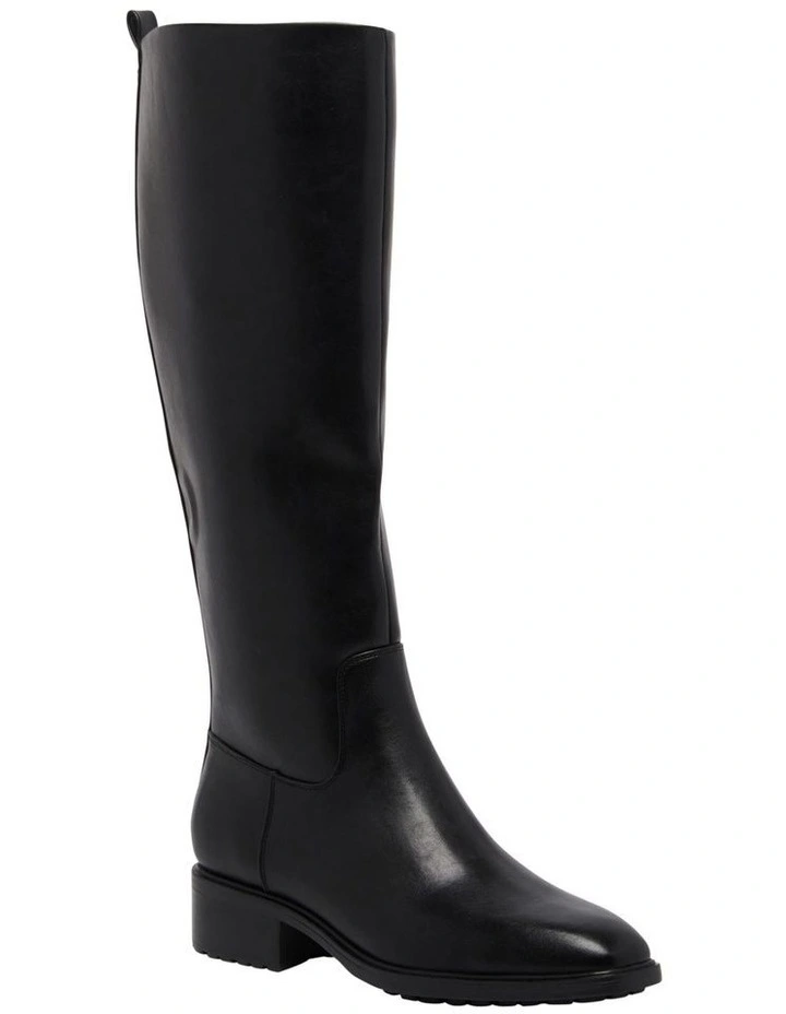 Barile Knee High Boot in Black