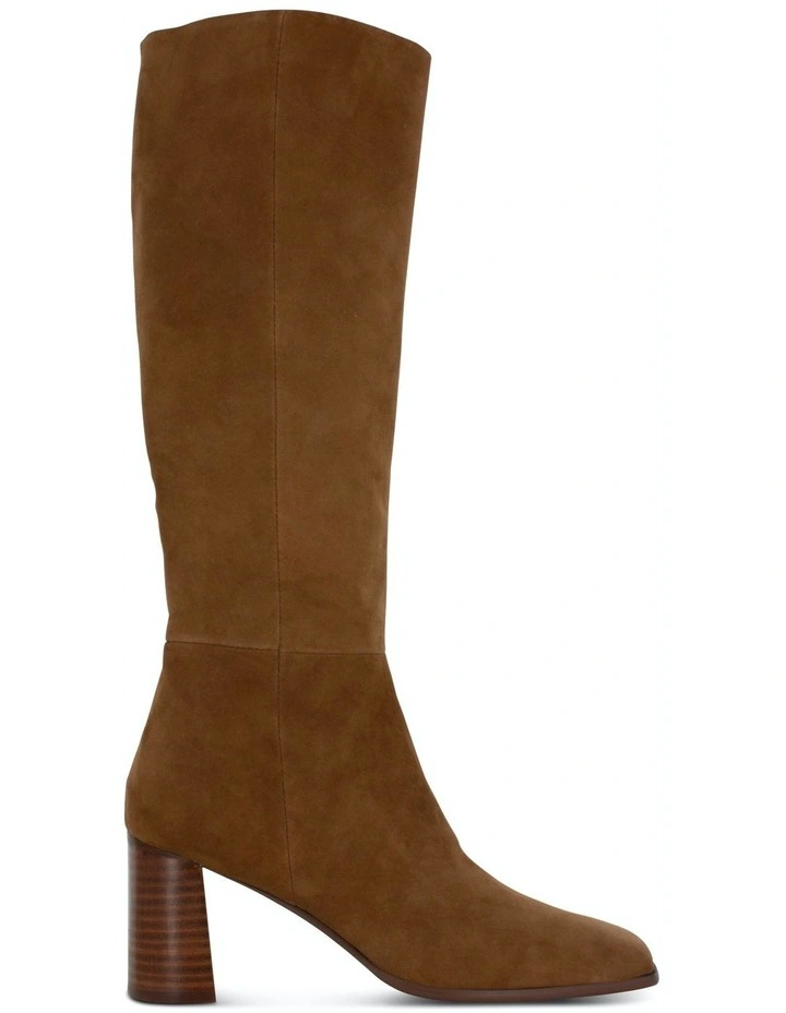 Everly Heeled Boots in Camel