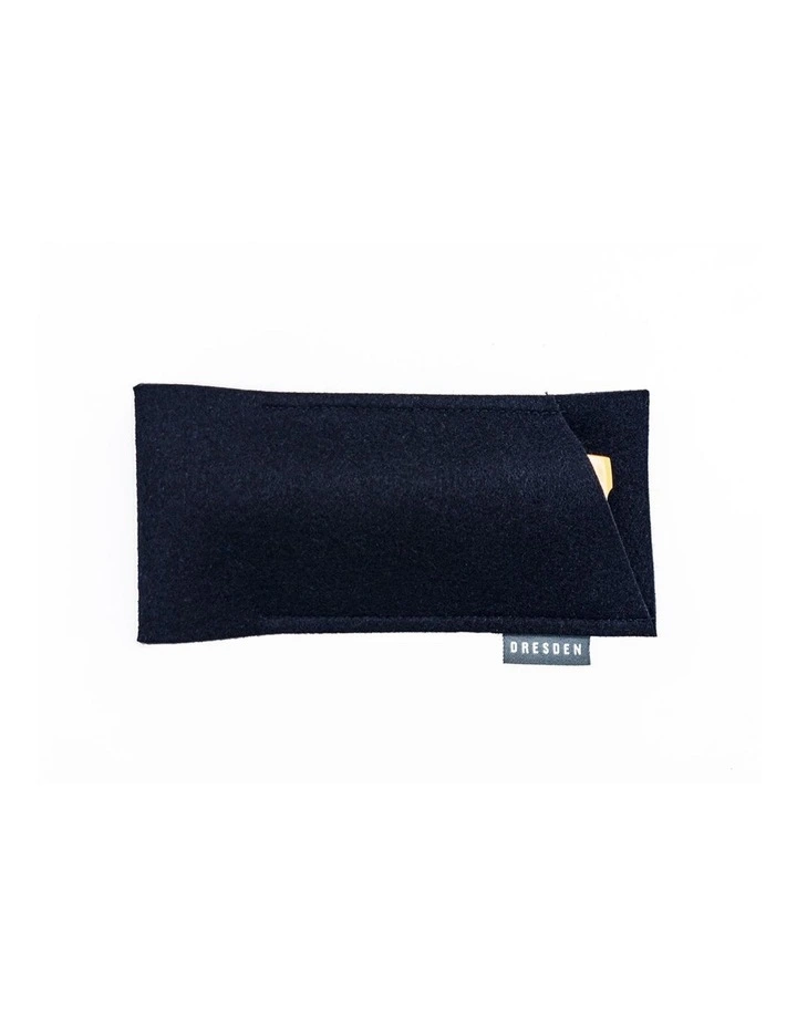 Felt Glasses Case in Black