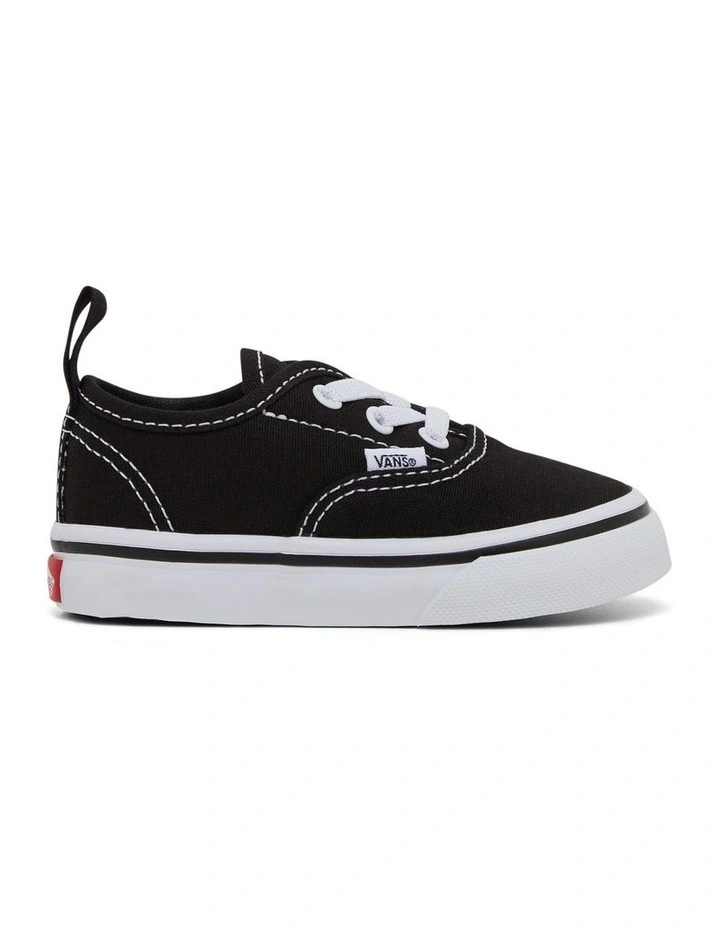 Authentic Elastic lace Infant Black/White Sneakers