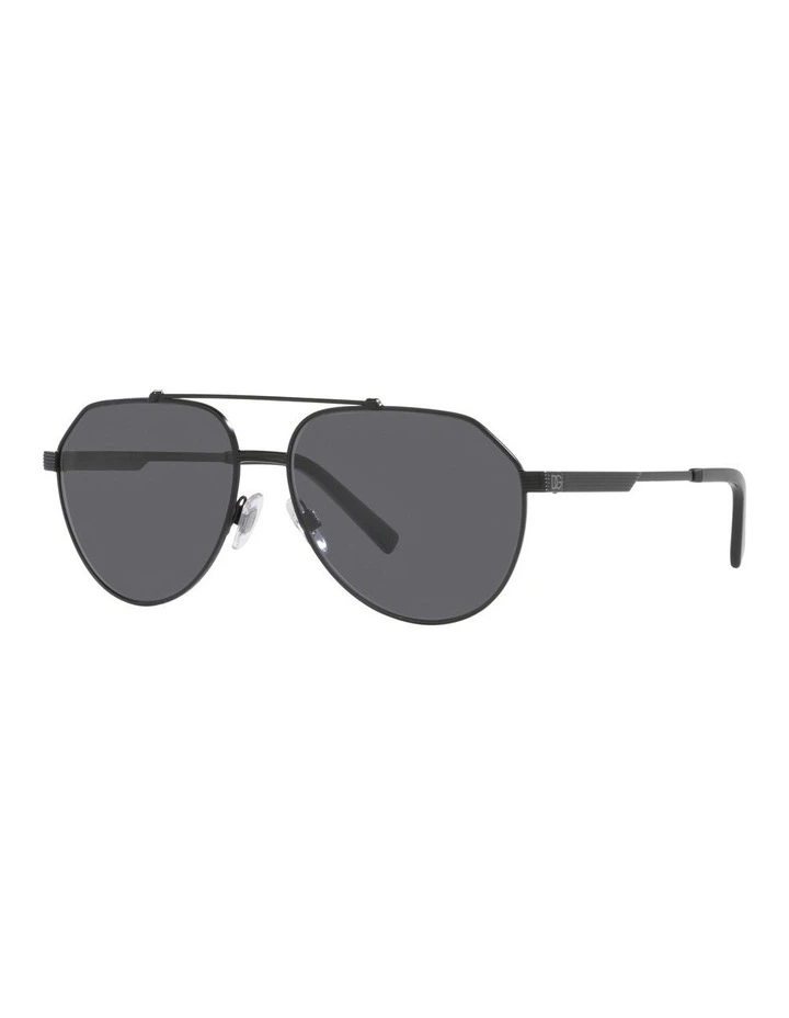 0DG2288 Polarised Sunglasses in Matte Black