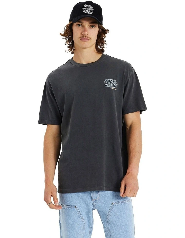 Ottoman Relaxed Tee in Pigment Asphalt