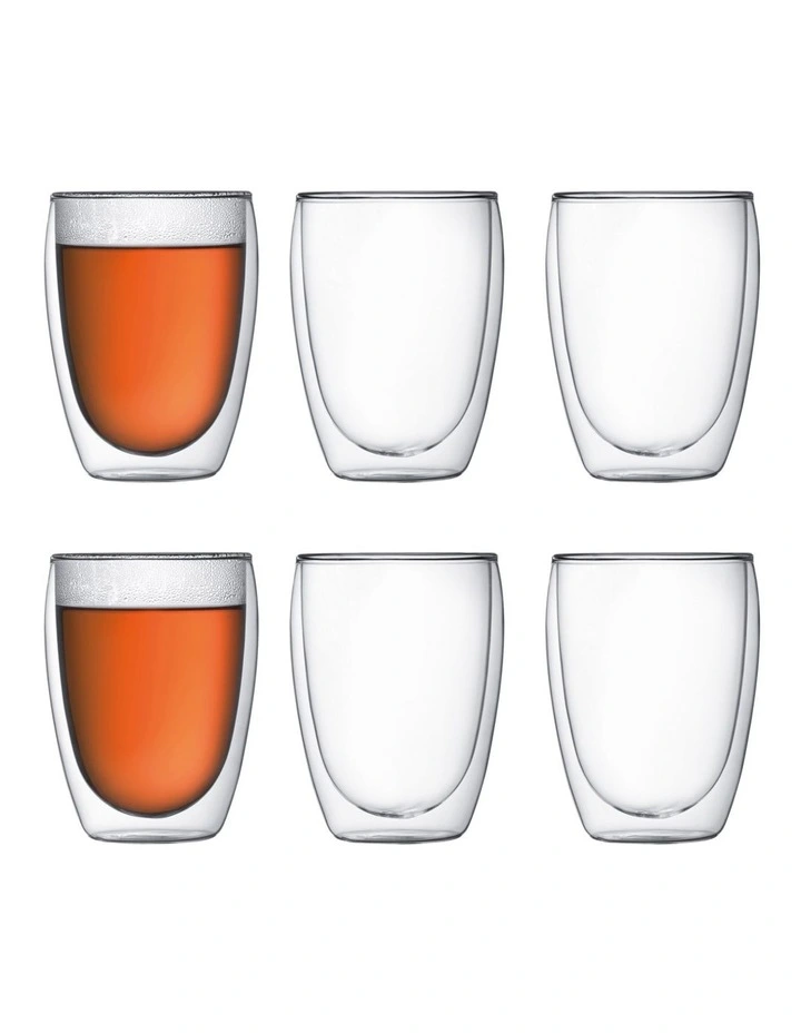 Pavina Double Walled 6pc Glass Set
