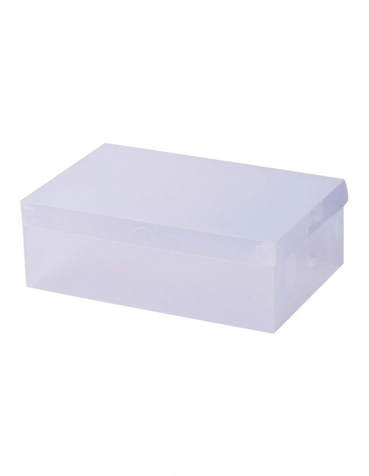 40pc Shoe Storage Box Clear