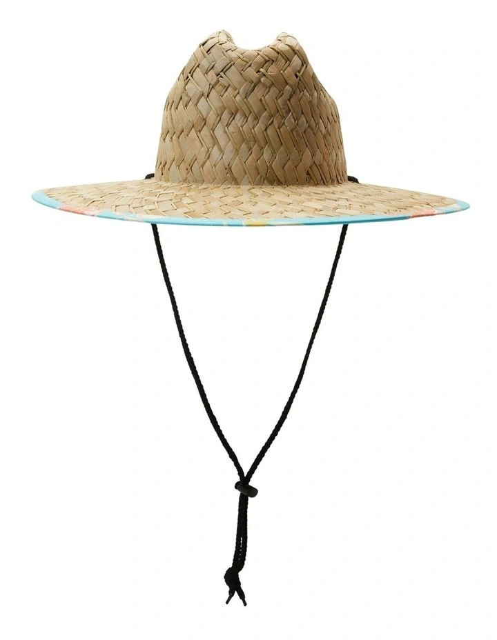 Outsider Straw Lifeguard Hat in Blue Radiance