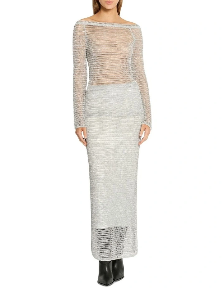 Temptress Top in Silver