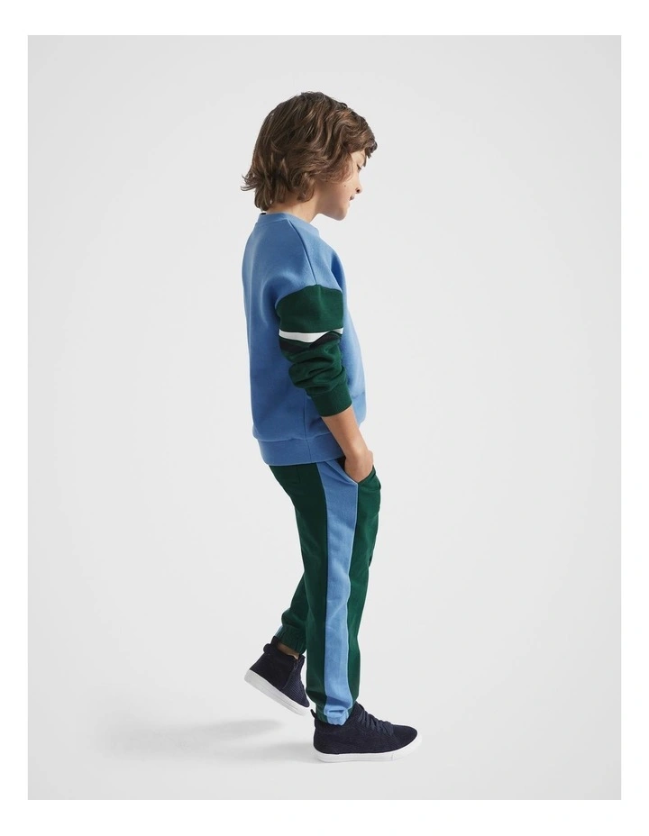 Side Stripe Trackpant in Ivy