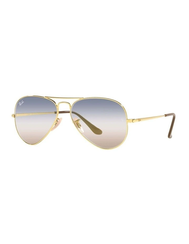 RB3689 Bi-Gradient Gold Sunglasses